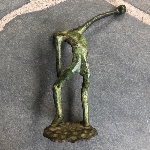 Vintage Bronze Sculpture of a Man-Wildwood Accents - Picture 10 of 13